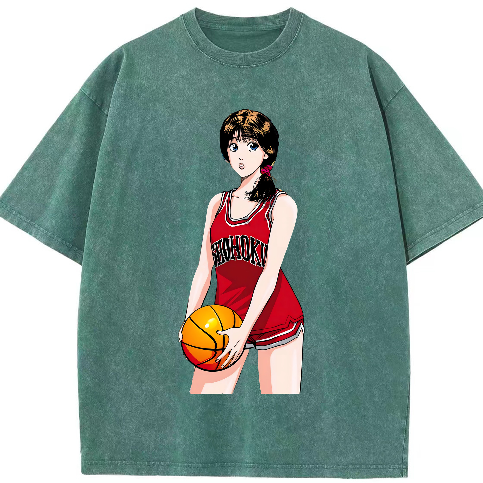 （画像用） SLAM DUNK／スラムダンク 綿100% ヴィンテージ風 半袖Tシャツ（フロントプリント）